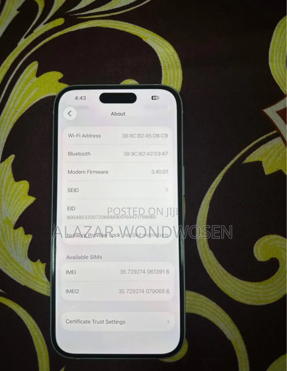 Apple iPhone 15 128 GB White