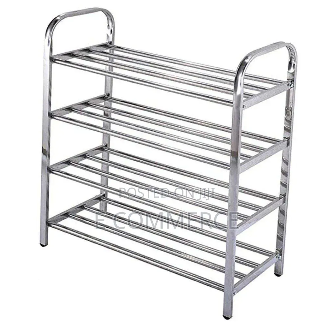 4 Layer Stainless Steel Shoes Rack