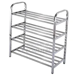 4 Layer Stainless Steel Shoes Rack