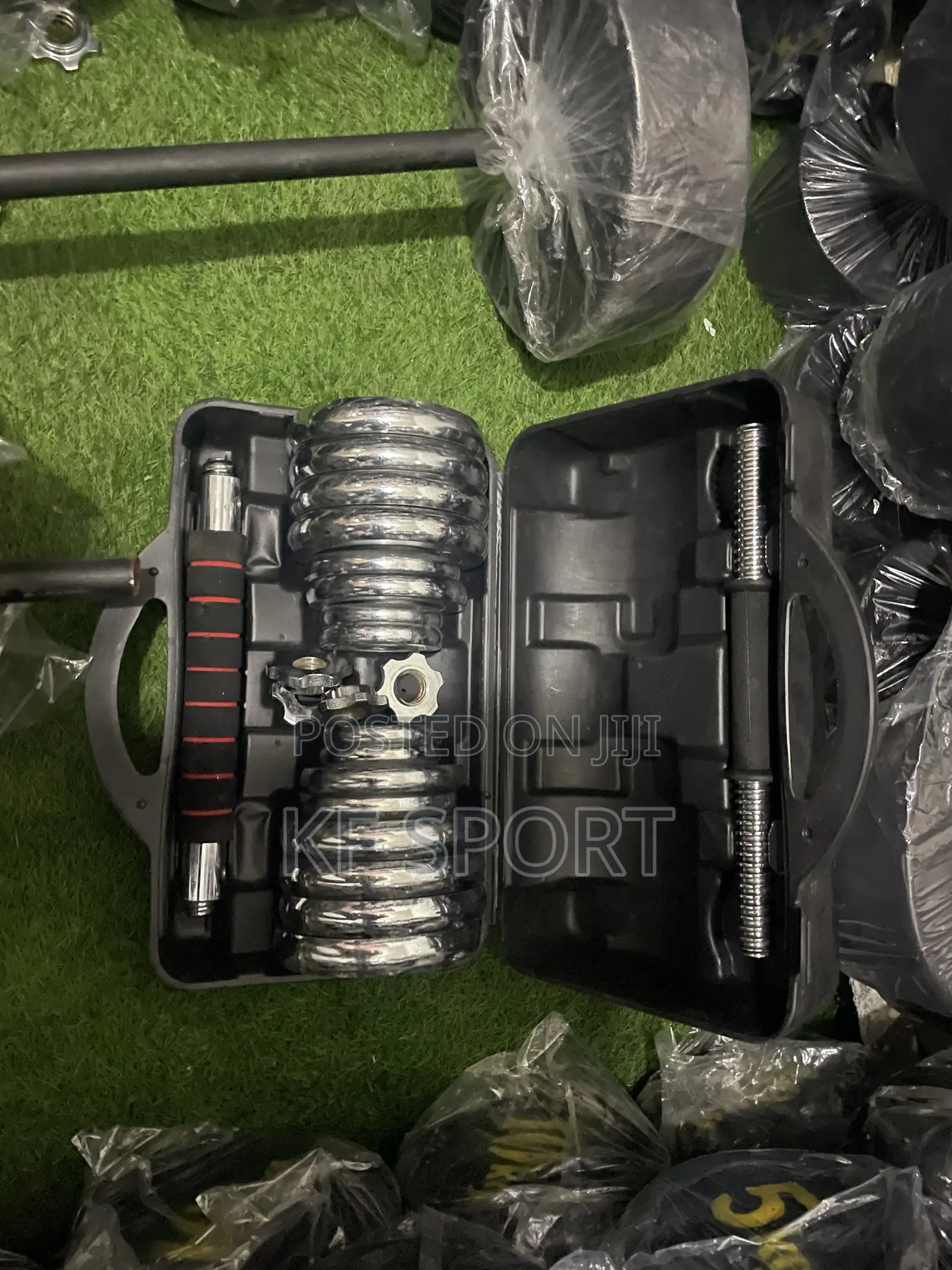 30 Kg Dumbbell and Barbell Set