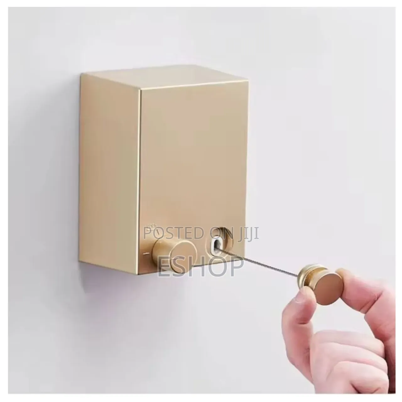 Premium Retractable Clothesline With Self-Locking Auto-Rewind