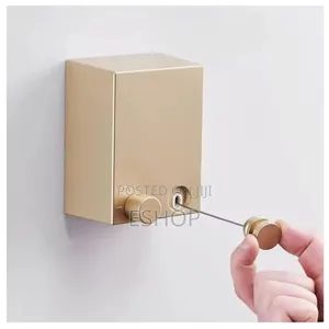 Premium Retractable Clothesline With Self-Locking Auto-Rewind