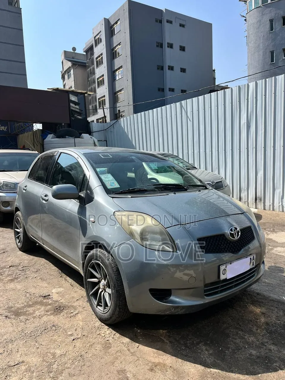 Toyota Yaris 2007 Gray
