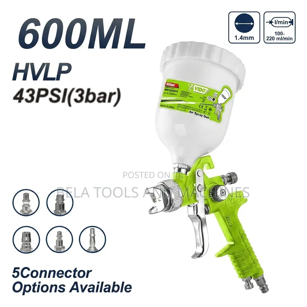 Vido Air Spray Gun 600ml HVLP Spray Gun 1.4mm