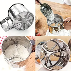 Kitchen Stainless Steel Flour Swifter(ዱቄት መንፊያ)