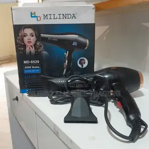 Milinda Md-6529 Professional Hair Dryer 6000w Super Motor | ሄር ድራየር