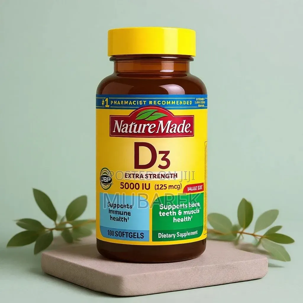 Nature Made D3 5000 Iu: Strong Bones Teeth Support