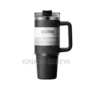Double Layer Stainless Steel Bottle With Straw