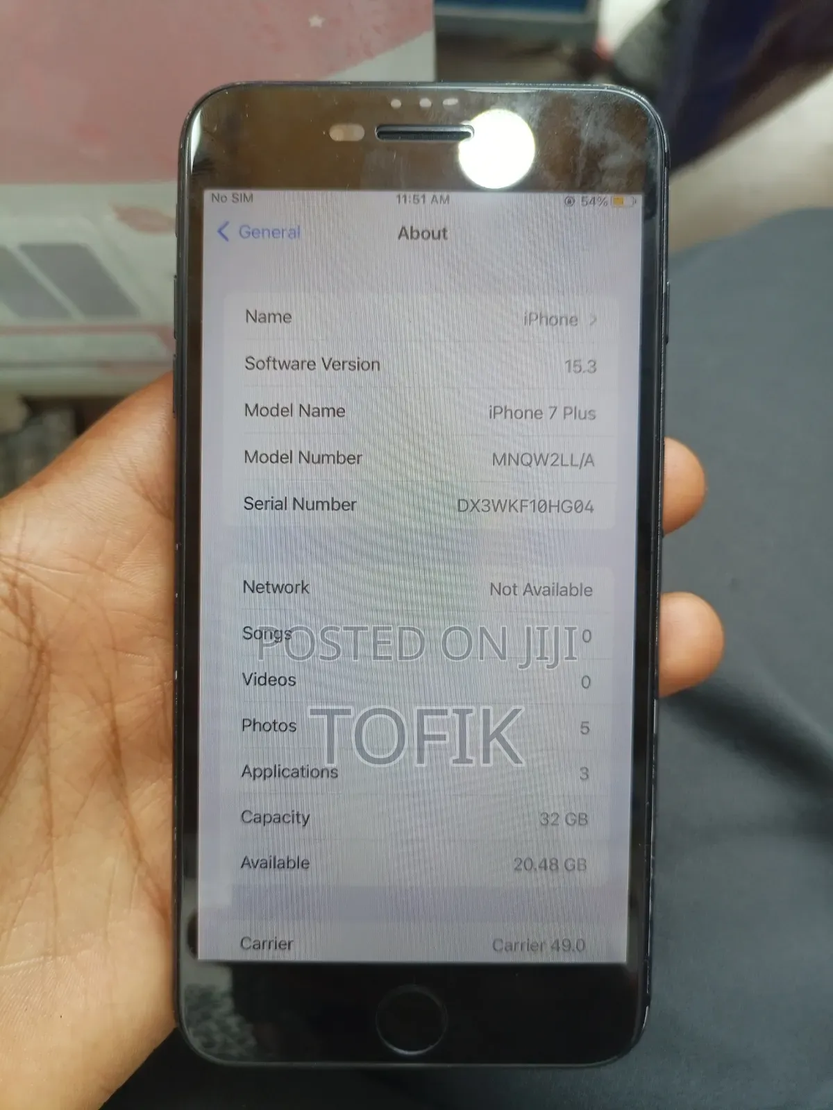Apple iPhone 7 Plus 32 GB Black