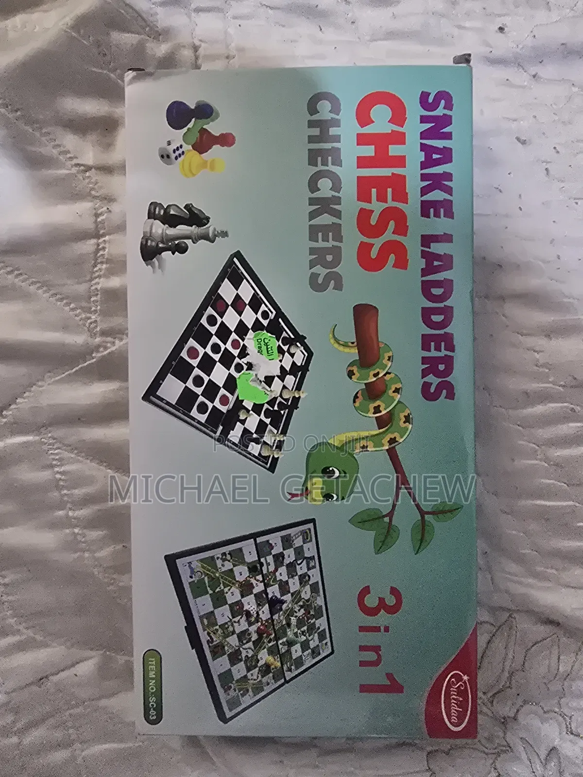 Game Boards 3 in 1