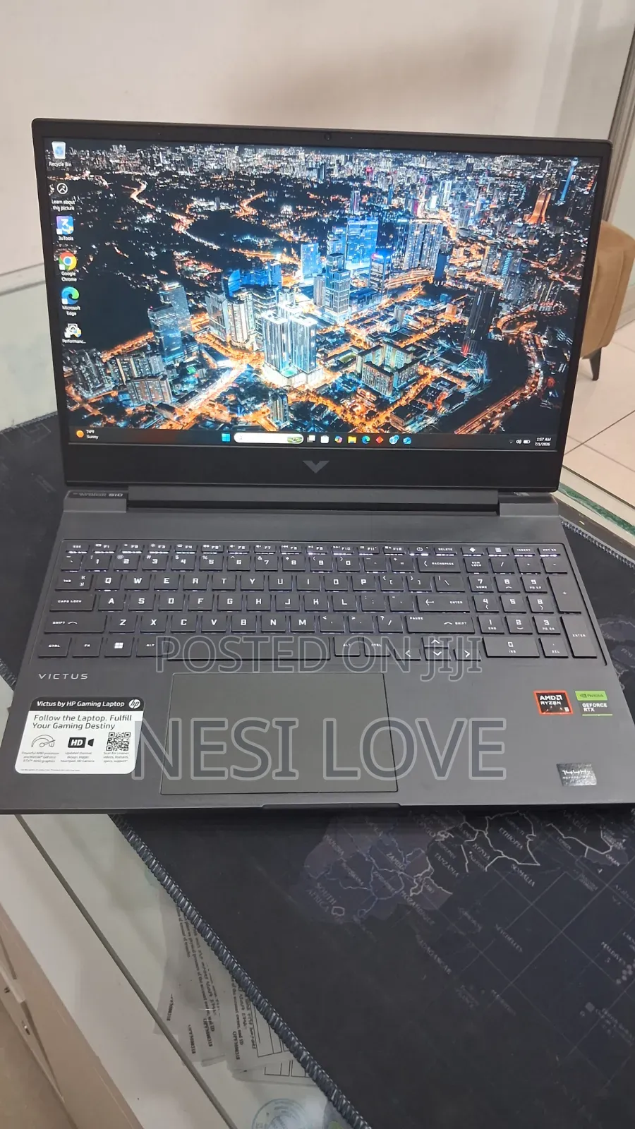 New Laptop HP Victus 15 16GB AMD Ryzen 5 SSD 512GB