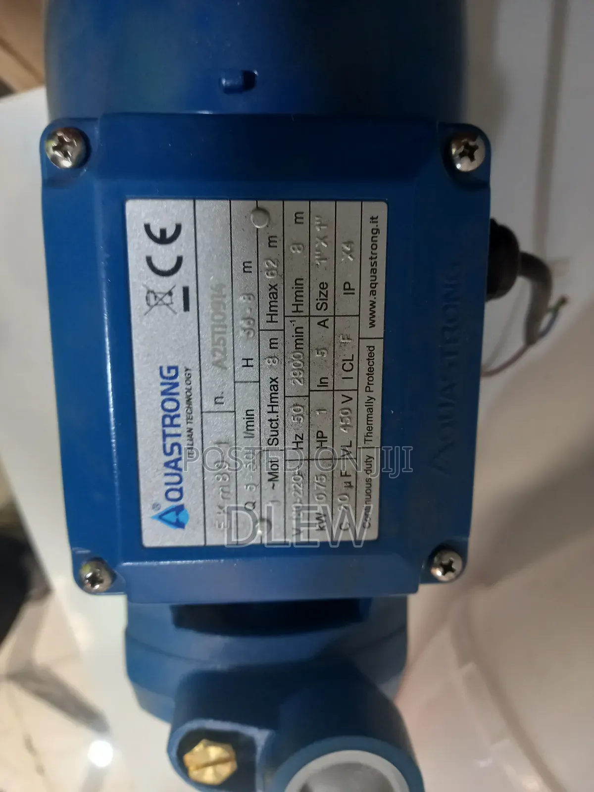 Aquastrong Water Pump 1hp የሮቶ ፖንፕ