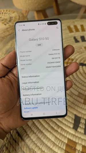 New Samsung Galaxy S10 5G 256 GB Black