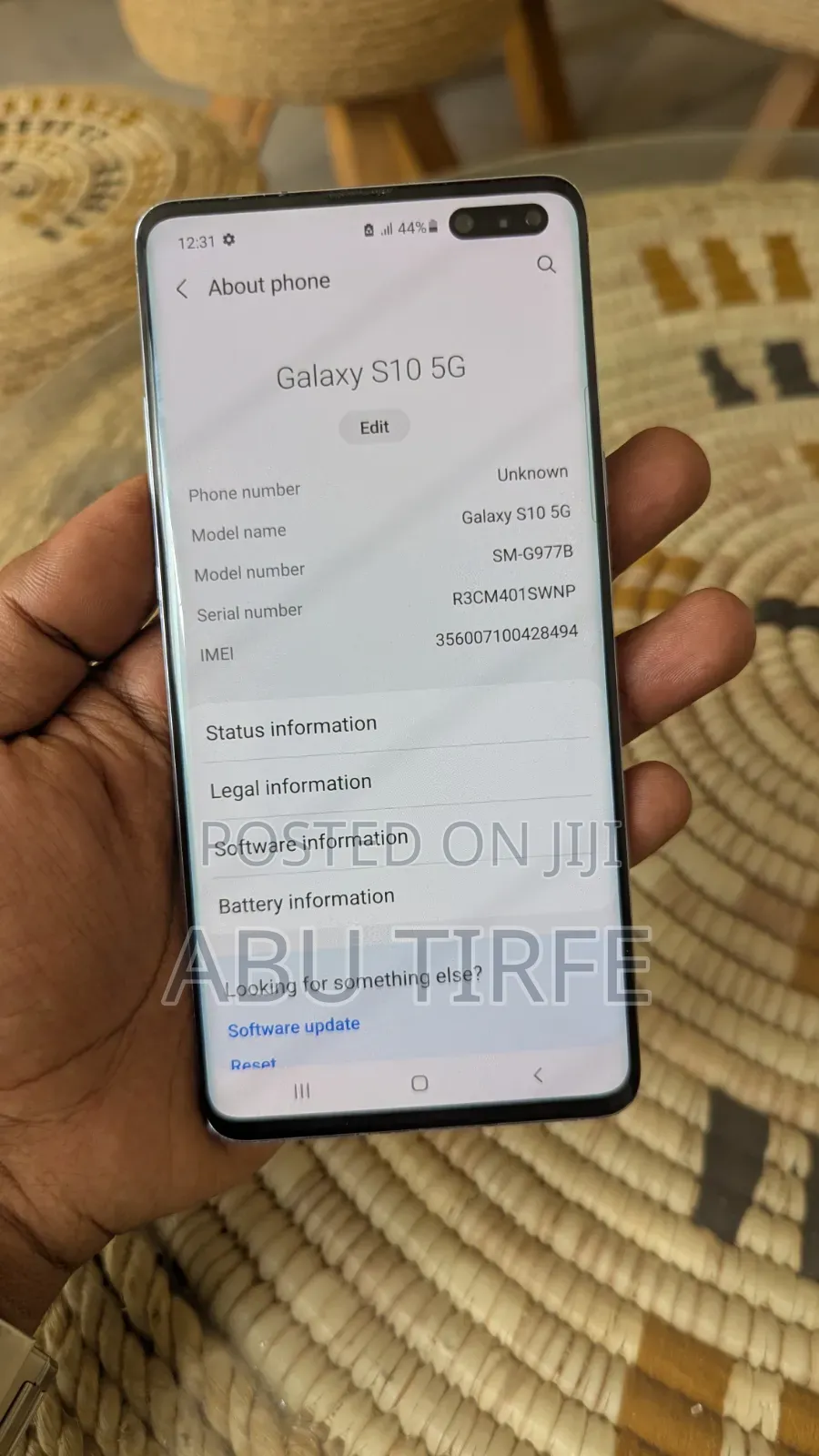 New Samsung Galaxy S10 5G 256 GB Black