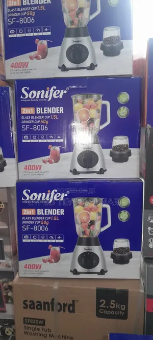 Sonifer Sf-8006, 2 in 1 Blender Electric 400w