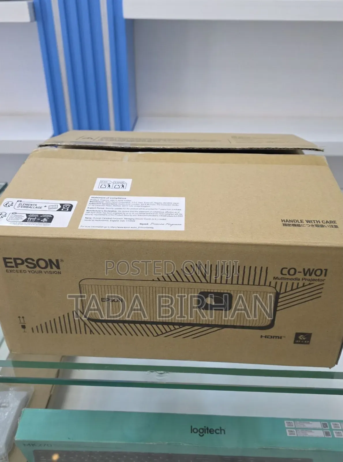 Brand New Packed With Cartoon
Epson Projector 
Model : Co-W01
With