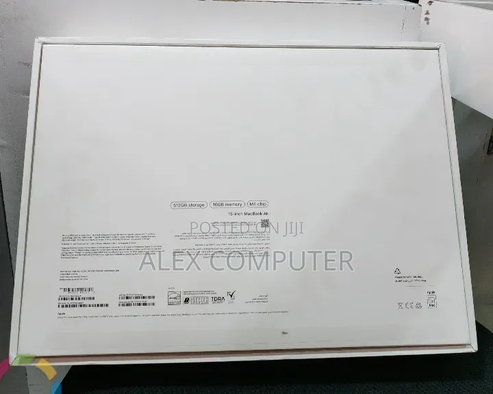 New Laptop Apple MacBook Air 2025 M4 16GB Apple M4 SSD 512GB
