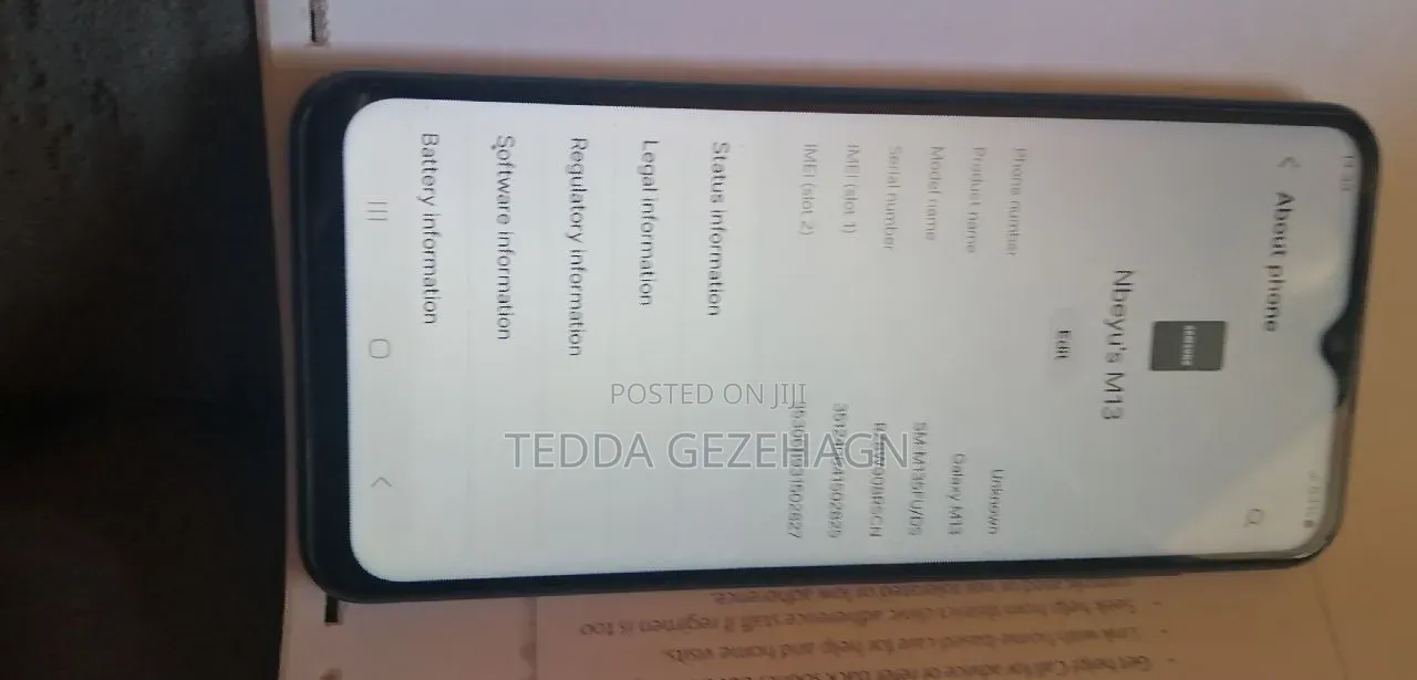 Samsung Galaxy M13 64 GB Black