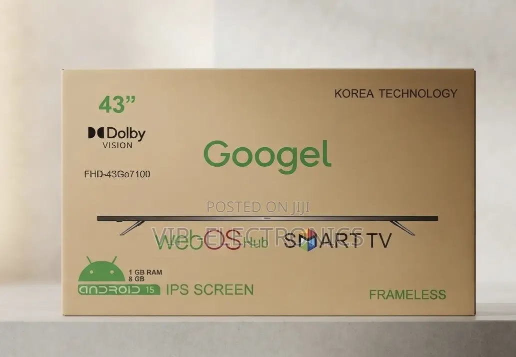 Googel 43 Inch Tv Frameless Smart FHD Tv Android Smart Tv