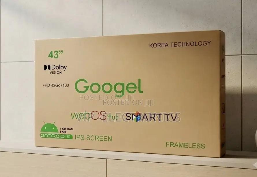 Googel 43 Inch Tv Frameless Smart FHD Tv Android Smart Tv
