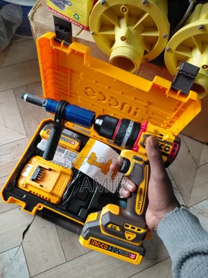 Ingco Brushless Chargable Drill 20v, 66nm With Rivet