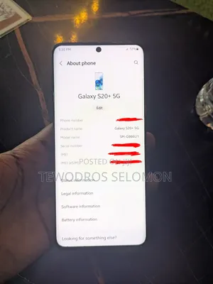 Samsung Galaxy S20+ 5G 128 GB