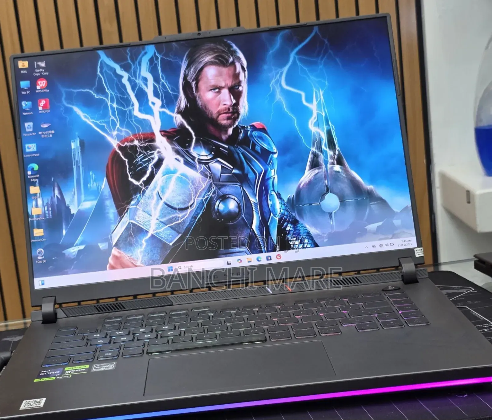 New Laptop Asus ROG Strix Hero II 16GB Intel Core i9 SSD 1T