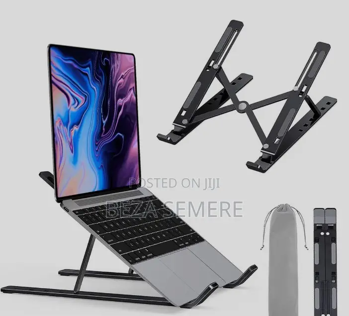 Ergonomic Laptop Stand for Desk – Stop Neck Strain Shoulder Pain