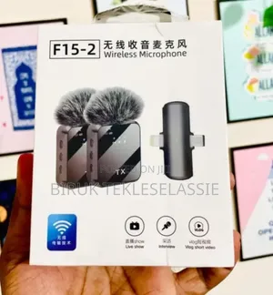 2 in 1 Wireless Microphone Mic F15-2