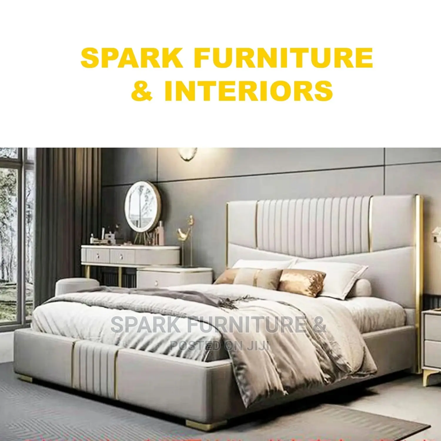 Bed B- 003 With 2 Night Stand