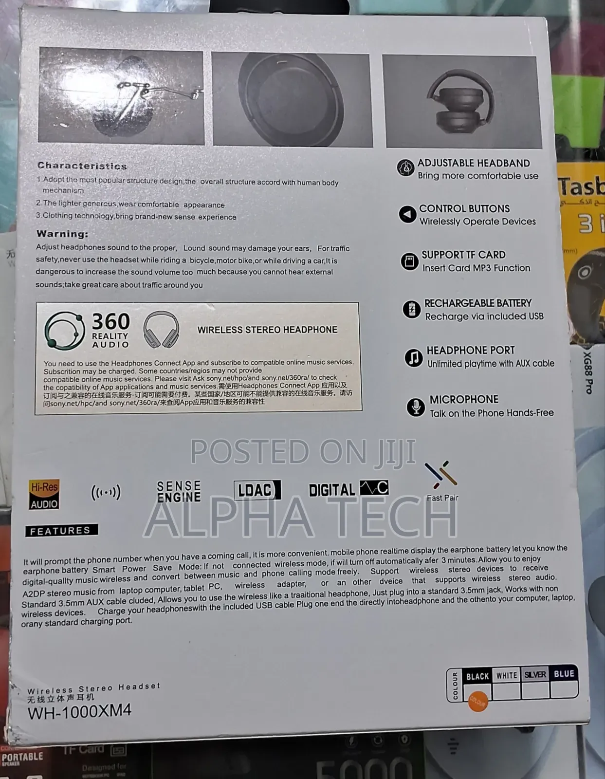 Sony Wh-1000xm4 Wireless Bluetooth Headphones