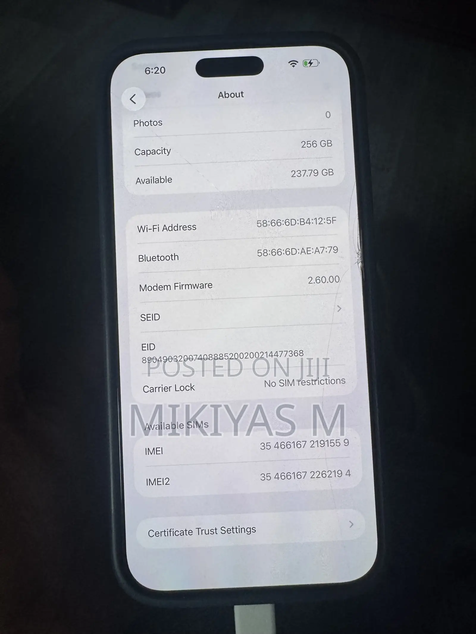 Apple iPhone 16 Pro Max 256 GB Gray