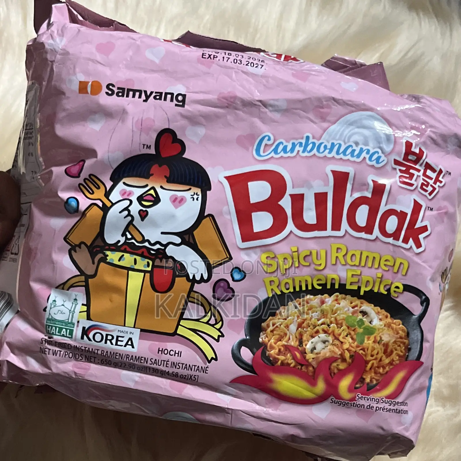 Carbonara Flavor Noddle