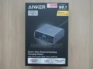 Anker Prime Charger (250w, 6 Ports, Ganprime)