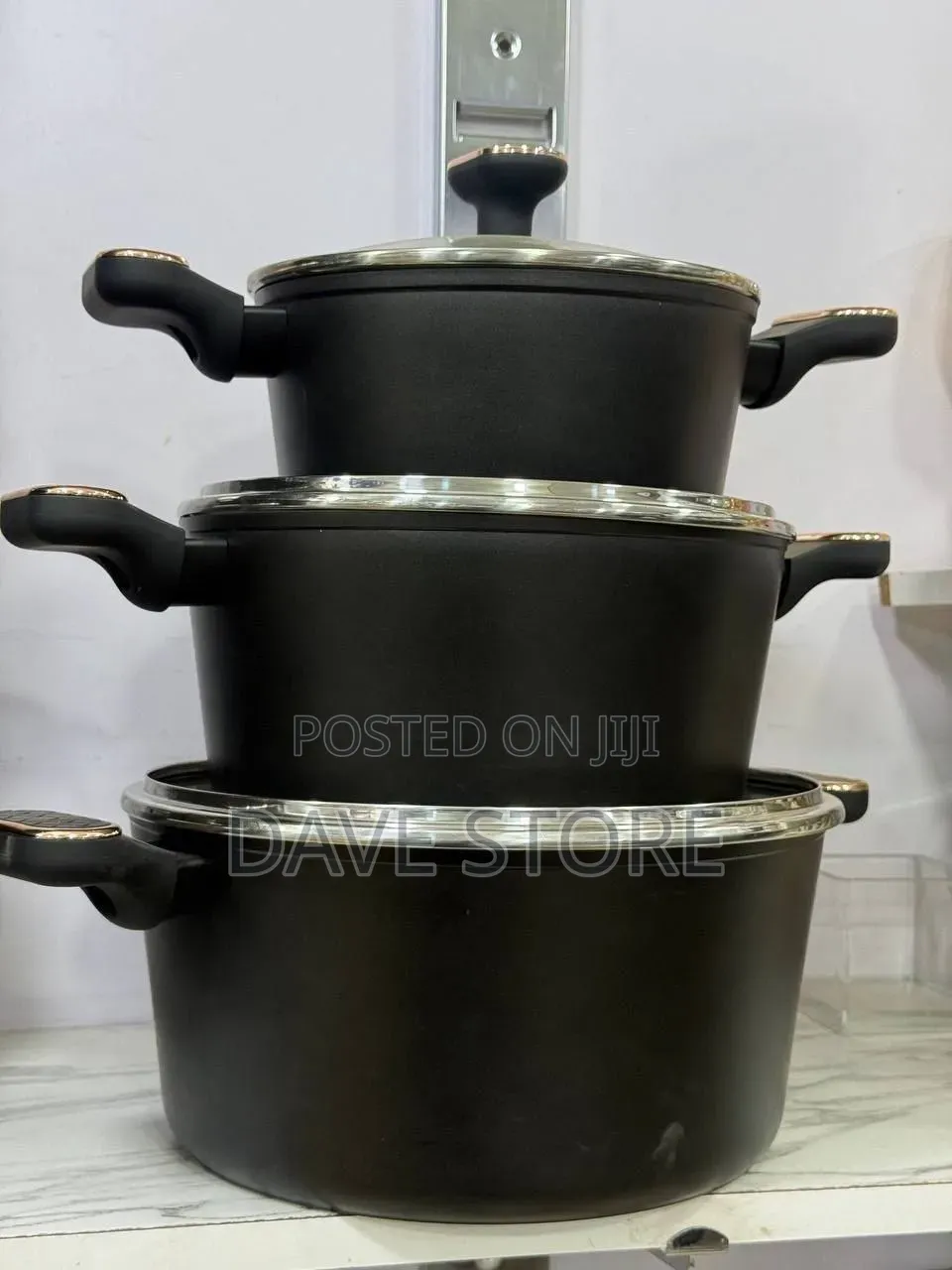 Momcoc 3pcs Non Stick Cookware