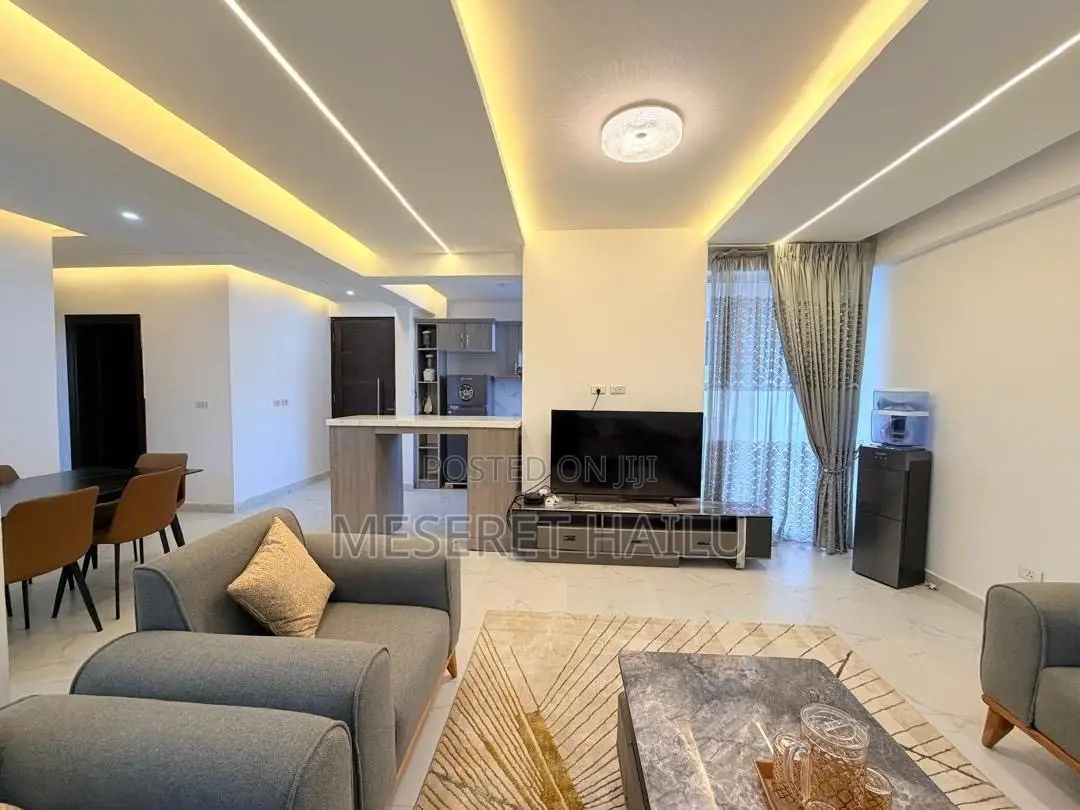 Furnished 3bdrm Apartment in 22, Bole for rent