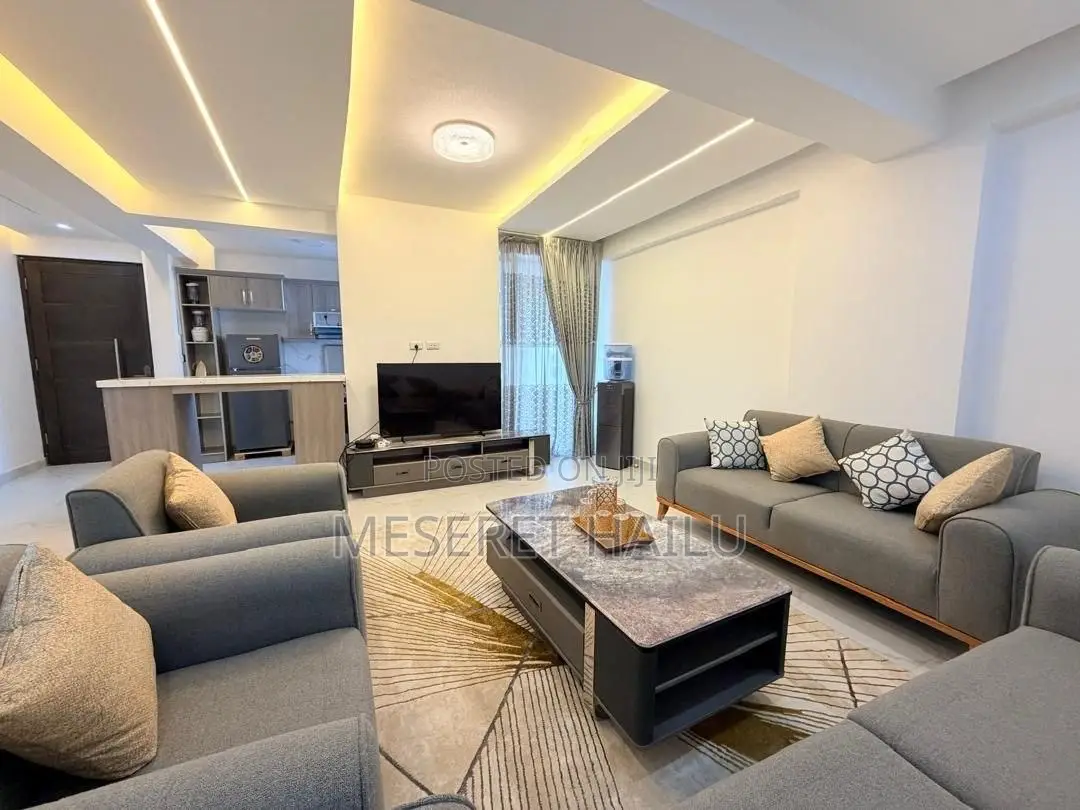 Furnished 3bdrm Apartment in 22, Bole for rent