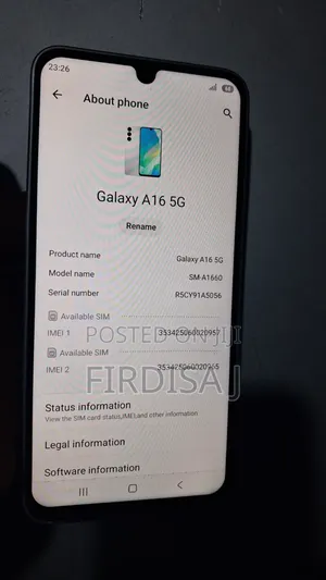 New Samsung Galaxy A16 5G 256 GB White