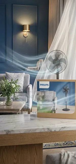 Philips 600 Series Pedestal Fan – Elegant Design Powerful Cooling