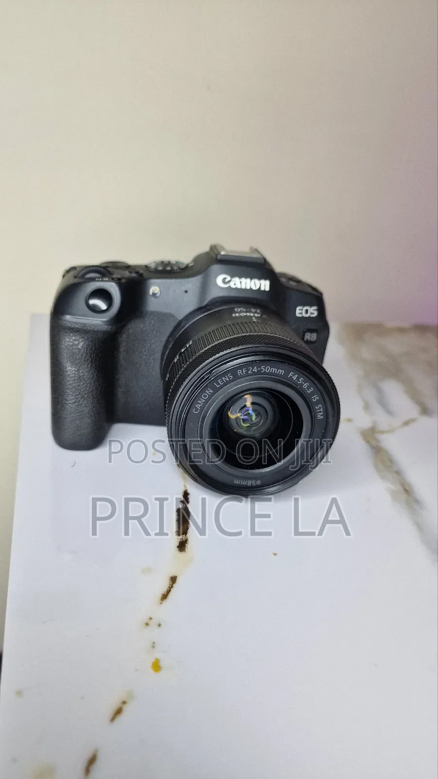Canon Eos R8 With 24-50 Mm Lens and 2 Extra Battery