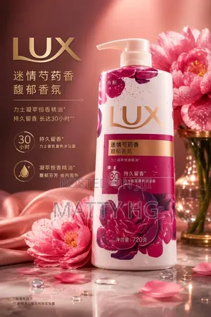 Dove and Lux Body Wash 2 In1