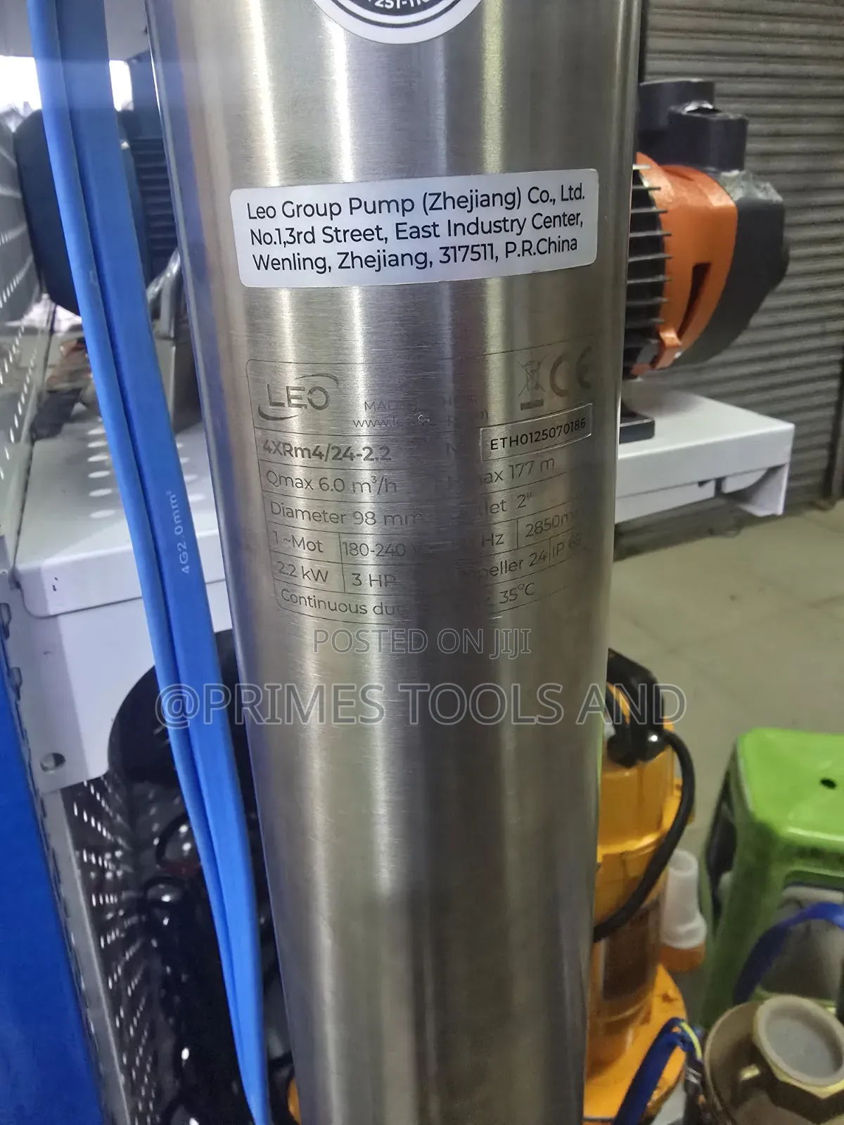 Leo 3hp Deep Well Submersible Pump