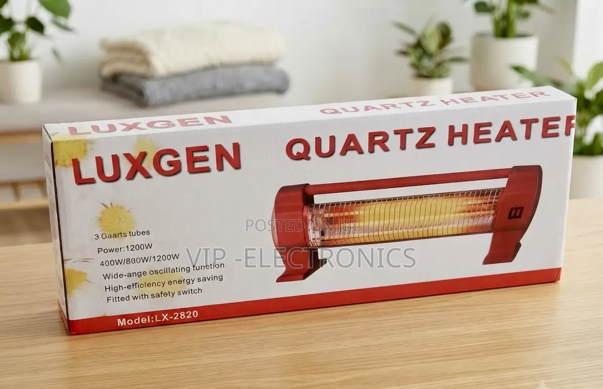 Luxgen Quartz Heater – Fast Heating Portable Electric Room Heat