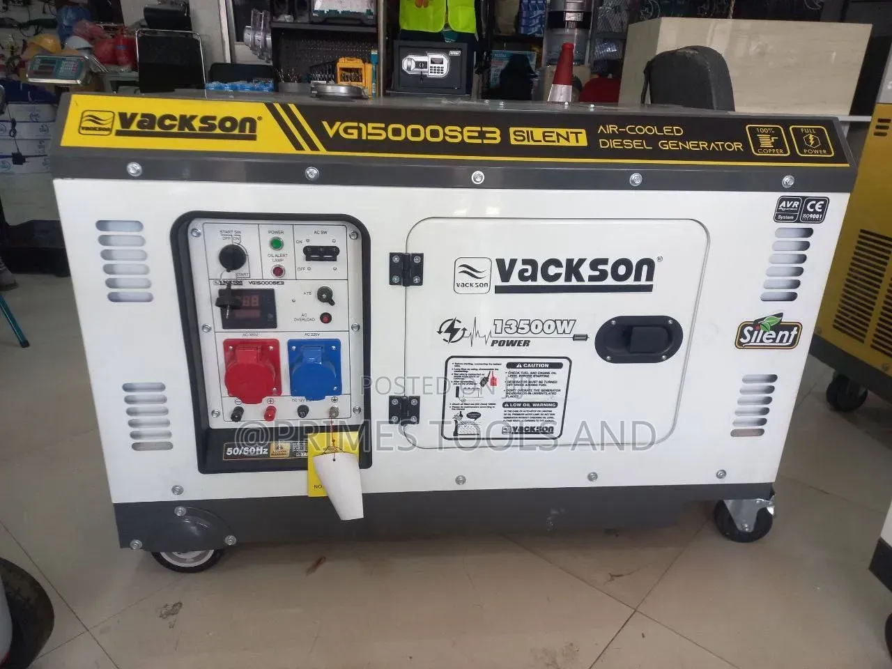 Silent Diesel Generator | Air-Cooled Backup Power Generator