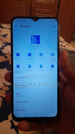 Tecno Spark 7 32 GB Gray