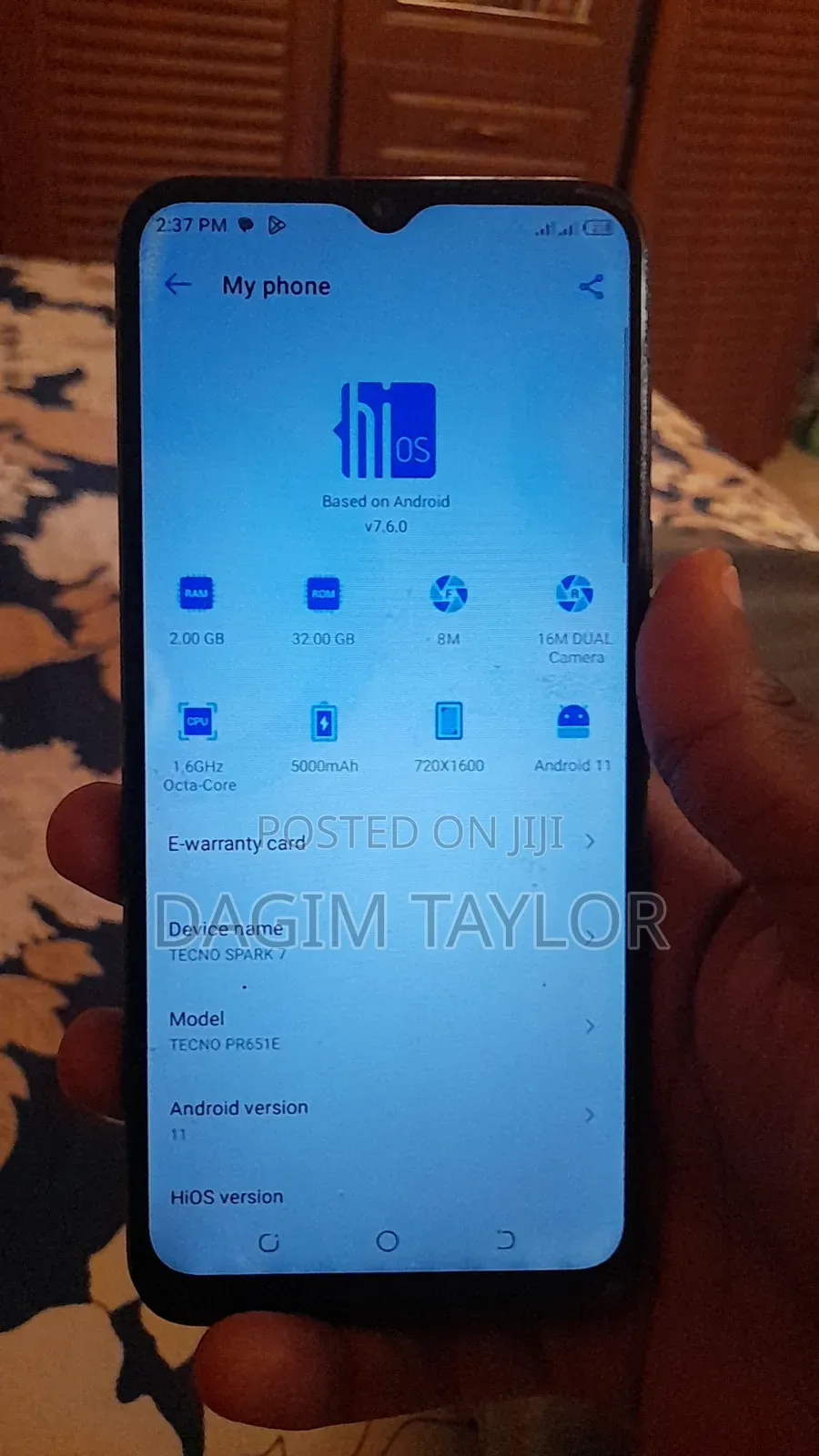 Tecno Spark 7 32 GB Gray