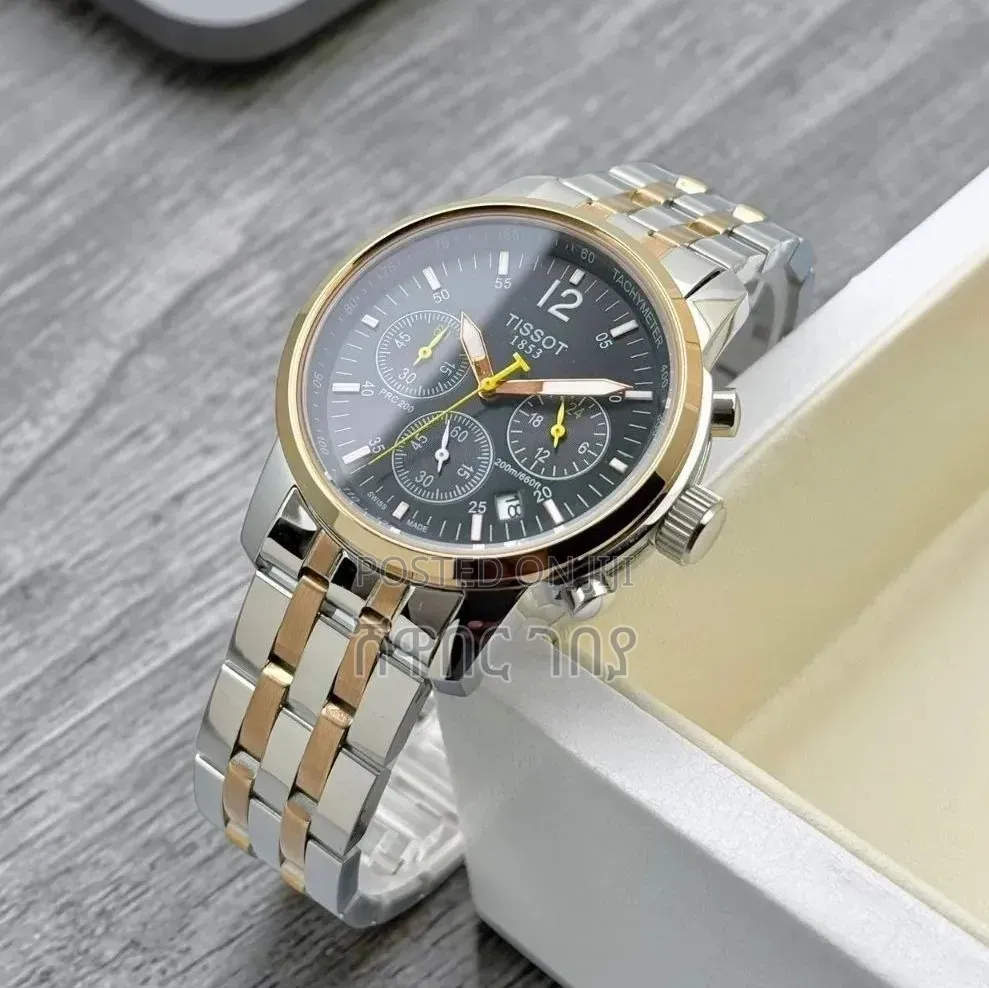 Tissot PRC 200 Chronograph Watch - Men's Luxury Fashion