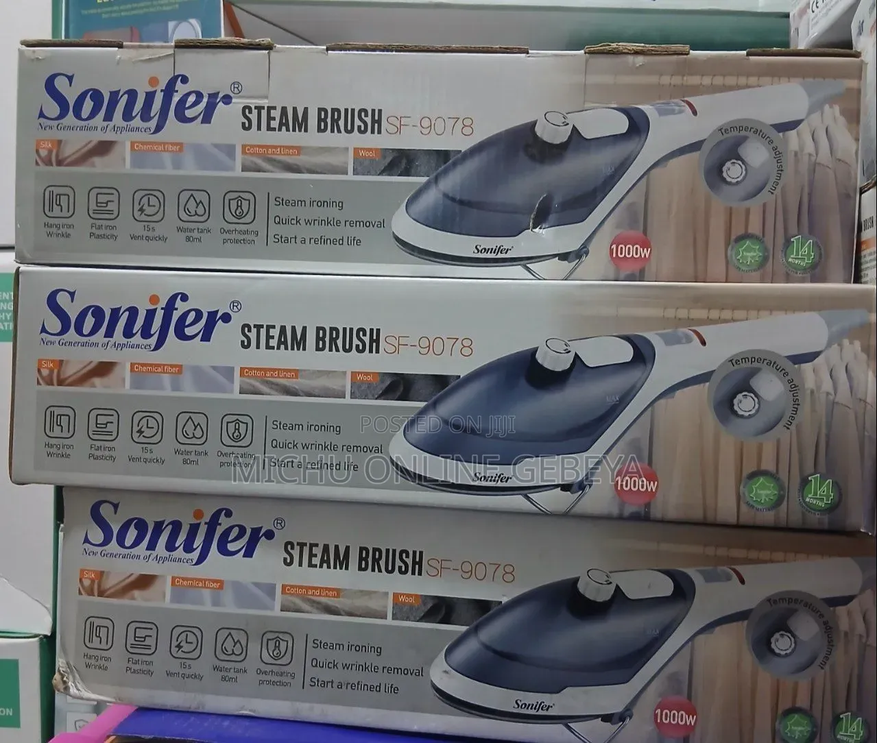 Sonifer Mini Handheld Garment Steamer Clothing Iron/ Free Delivery