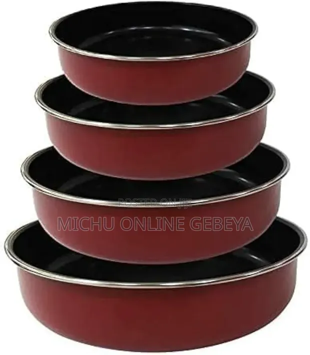 4pcs Quality የማይዝና የማያሳርር Plate/Free Delivery