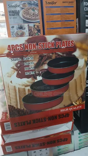 4pcs Quality የማይዝና የማያሳርር Plate/Free Delivery
